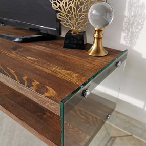 Móvel de TV TV104 – Nogueira – 120x45x35 cm