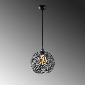 Candeeiro de Teto Hay – Preto – 25 x 25 x 126 cm