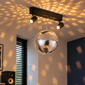 Candeeiro Suspenso Retro Bola de Discoteca Incl. LED 2 Luzes com Controlo Remoto - Discoball