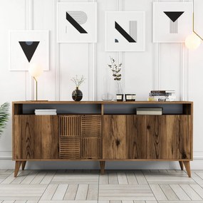Console Milan – Nogueira – 180x78x35 cm