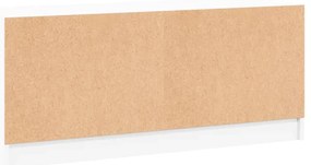 Móvel de TV c/ portas de vidro 102x37x42 cm branco