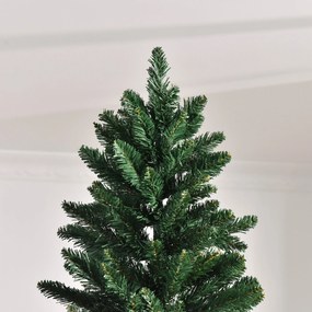 HOMCOM Árvore de Natal Artificial 240cm Ignífuga com 1499 Ramas com 2