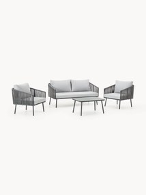 Conjunto lounge de jardim Malo, conjunto de 4