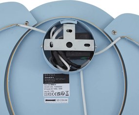 Candeeiro de parede infantil azul com LED regulável em 3 níveis - Ellie the Elephant