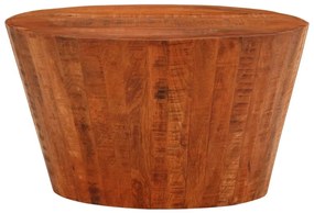 Mesa de centro Ø 52x30 madeira de mangueira áspera maciça