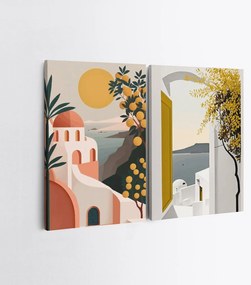 Quadro Decorativo 2KNV4328 – Multicolor – 50 x 70 cm (2 Peças)