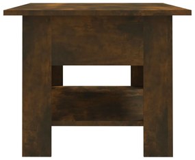 Mesa de centro 102x55x42 cm madeira processada carvalho fumado