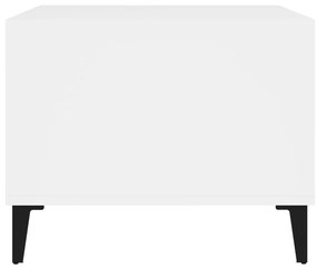 Mesa de centro 60x50x40 cm madeira processada branco