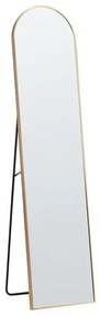 Espelho de pé dourado 36 x 150 cm BAGNOLET Beliani