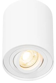 Foco de teto moderno branco inclinável e rotativo - Rondoo up