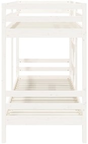 Beliche 75x190 cm madeira de pinho maciça branco