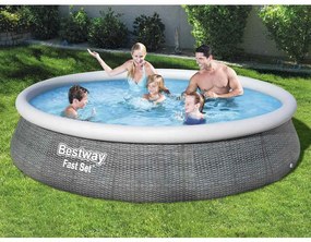 Conjunto piscina insuflável Fast Set com bomba 396x84 cm