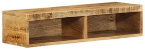 Armário de TV para parede 80x30x19 cm mangueira áspera maciça