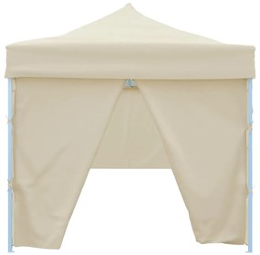 Tenda para festas pop-up dobrável c/ 8 paredes 3x9 m creme