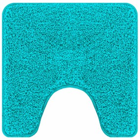 Conjunto de Tapetes de Banho 3 Peças VidaXL Turquesa Polipropileno Ant
