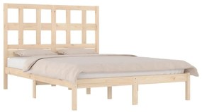 Cama sem colchão 120x190 cm madeira de pinho maciça