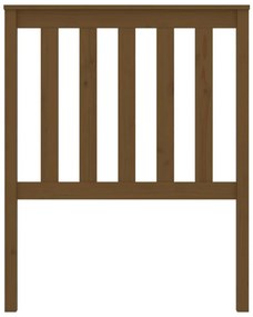 Cabeceira de cama 81x6x101 cm pinho maciço castanho mel