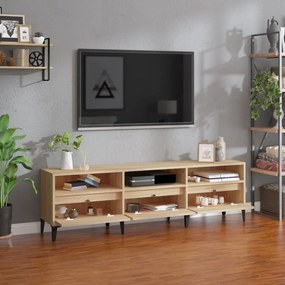 Móvel de TV 150x30x44,5 cm derivados de madeira carvalho sonoma
