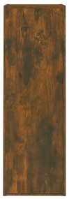 Móveis de TV 2 pcs 30,5x30x90 cm madeira cor carvalho fumado