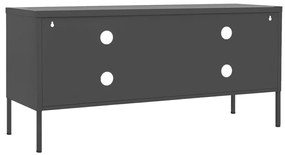 Móvel de TV aço 105x35x50 cm antracite