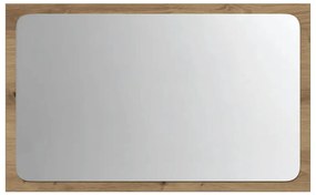 Espelho casa de banho c/ luz LED 60x8,5x38cm carvalho artisiano