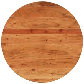 vidaXL Tampo de mesa redondo Ø90x3,8 cm madeira de acácia maciça