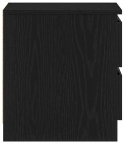 Criadouros de Canto 2 pcs Preto Carvalho 50x40x43,5 cm Madeira de Enge