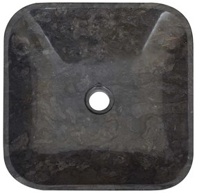 Lavatório 40x40x10 cm mármore preto