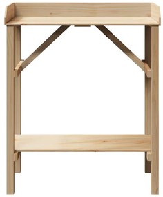 Mesa de Jardinagem 75 x 40 x 90 cm em Madeira de Pinheiro