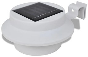 Conjunto Lâmpada Solar 6 Peças de Exterior para a Cerca Calha