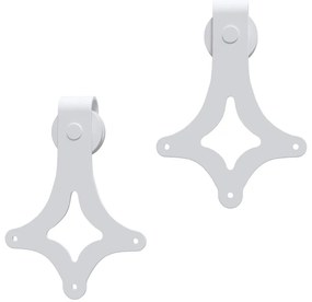 Porta de correr com ferragens 85x210 cm madeira de pinho maciça