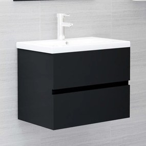 804738 vidaXL Armário de lavatório 60x38,5x45 cm contraplacado preto