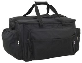 vidaXL Saco de pesca impermeável tecido oxford preto