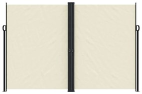Toldo lateral retrátil 220x1000 cm creme