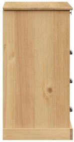 Armário com gavetas VIGO 80x40x76 cm madeira de pinho maciça