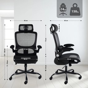 Cadeira de Escritório Kaylee Preta