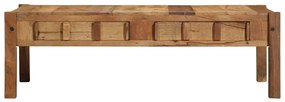Mesa de Café 110x55x35 cm Madeira Sólida Recuperada