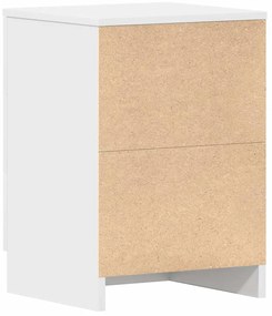 Mesa de cabeceira 38x35x56 cm derivados de madeira branco