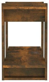 Estante/divisória 80x30x51 cm cor carvalho fumado