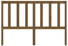 Cabeceira de cama 156x4x100 cm pinho maciço castanho mel