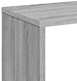 Estante divisória 67x25x161,5 cm deriv. de madeira cinza sonoma