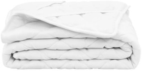 vidaXL Protetor de colchão acolchoado 90x200 cm pesado branco