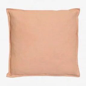 Almofada Quadrada De Algodão (45x45 Cm) Elezar Rosa Quartzo - Sklum