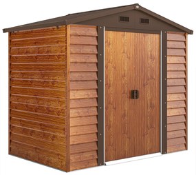 Abrigo de Jardim Exterior 3 m² 152x235,7x208,7 cm Abrigo de Jardim Met