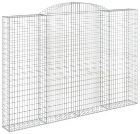 Cestos gabião arqueados 5pcs 300x30x200/220cm ferro galvanizado