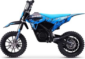 Mini moto elétrica para crianças 550W ROAN RXF até 25 km/h Com Limitador (24V-12AH) 10/10 Azul