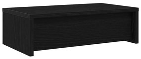 Suporte para monitor com gavetas deriv. madeira carvalho preto