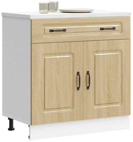vidaXL Armário de cozinha baixo Kalmar sonoma madeira de carvalho