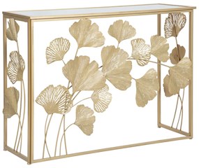 CONSOLA DE FERRO FOLHA 108X36,5X80 CM