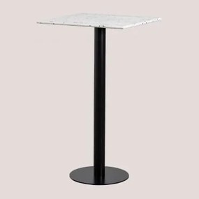 Mesa Alta De Bar Quadrada 60x60 Cm Em Terraço Dolce Branco - Sklum